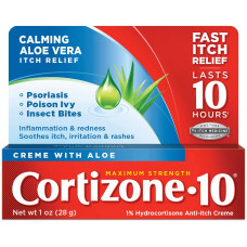 Kem bôi giảm ngứa viêm da, dị ứng Cortizone 10 Calming Aloe Vera Itch Relief